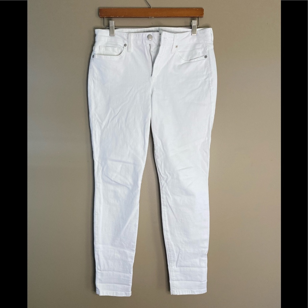 Joes Skinny Ankle White Jeans
